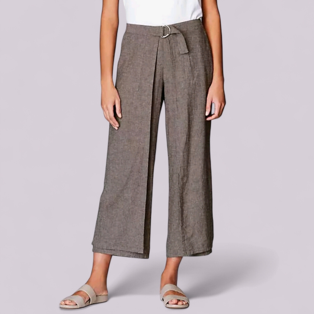 J. Jill Brown Wide Leg Pants